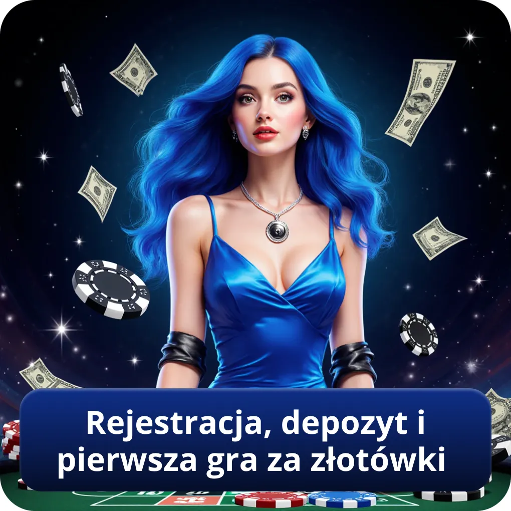 Rejestracja, depozyt i pierwsza gra za złotówki